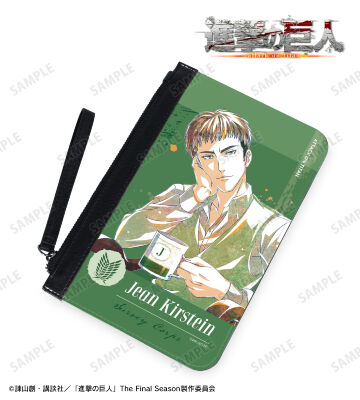 描き下ろし ジャン ティータイムver. Ani-Art PUレザーフラットポーチ