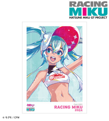 レーシングミク 2024 Summer Holiday Ver. Ani-Art A3マット加工ポスター