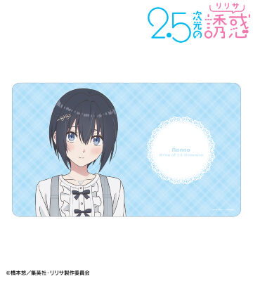 描き下ろし ノノア チェック柄コーデver. マルチデスクマット