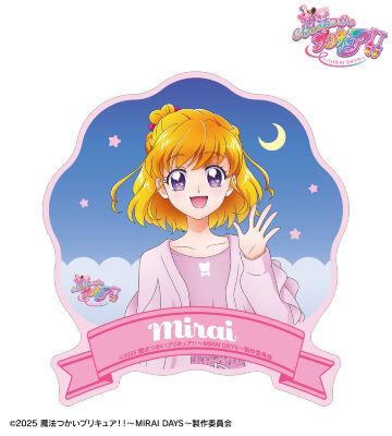 描き下ろし 朝日奈 みらい リラックスver. トラベルステッカー