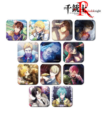 トレーディングカードイラストスクエア缶バッジ ver.B