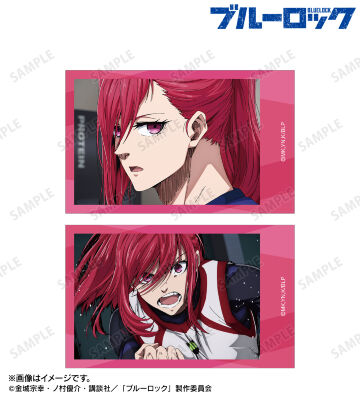 千切 豹馬 場面写インスタントカメラ風イラストカード2枚セット