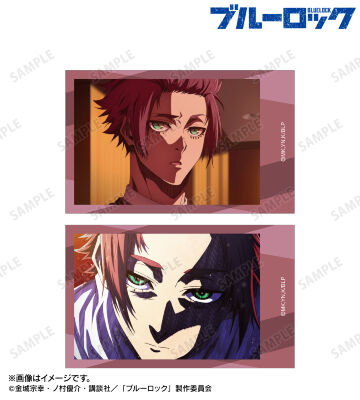 糸師 冴 場面写インスタントカメラ風イラストカード2枚セット