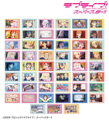 トレーディング 2期 場面写インスタントカメラ風イラストカード3枚セット