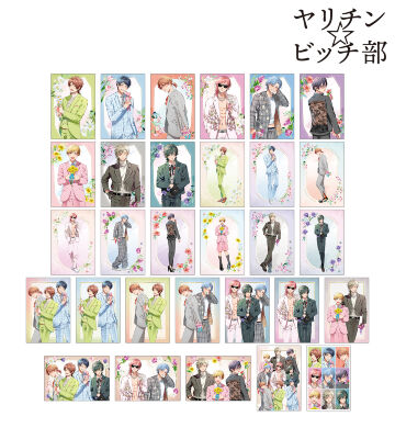 ヤリチン☆ビッチ部 おげれつたなか　まとめ売り　百合　缶バッジ　学生証　くじ ヤリチン☆ビッチ部 - おげれつたなか先生 描き下ろし 百合 絢斗