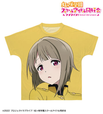 描き下ろし 中須かすみ 繚乱！ビクトリーロードver. フルグラフィックTシャツ