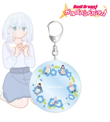 Morfonica Botania フラワーリース風BIGアクリルキーホルダー