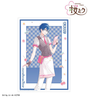 描き下ろし KAITO アメリカンダイナーver. Art by ふーみ A3マット加工ポスター