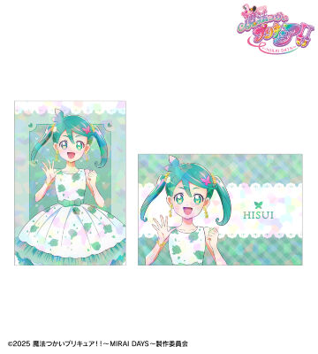 描き下ろし ひすい カラードレスver. ホログラムポストカード2枚セット