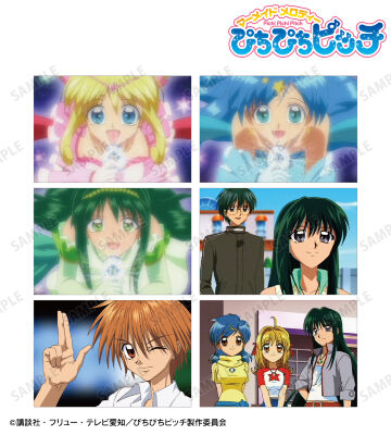 ② ぴちぴちピッチ ポスター4枚セット フラットガシャポン】ぴちぴちピッチ ポスターコレクション