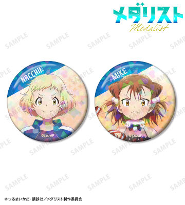 三家田涼佳&那智鞠緒 ホログラム缶バッジ2個セット