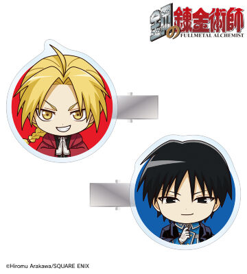 エドワード&ロイ ちびキャラ アクリルヘアクリップ2個セット