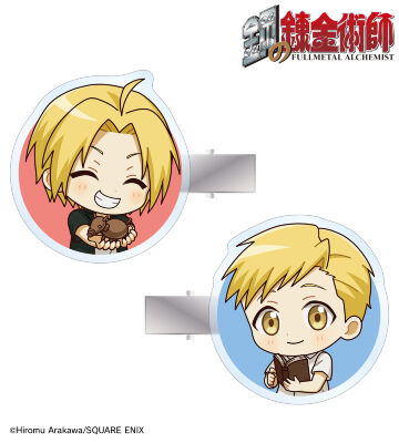 エドワード&アルフォンス(幼少期) ちびキャラ アクリルヘアクリップ2個セット