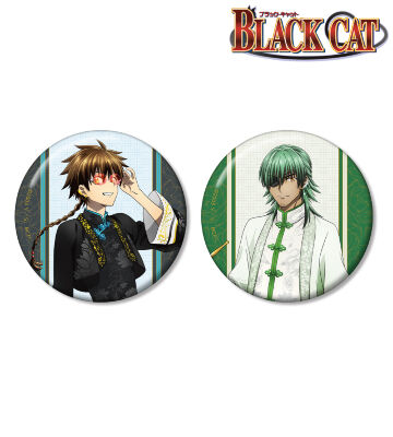 描き下ろし トレイン&スヴェン チャイナ服ver. 缶バッジ2個セット