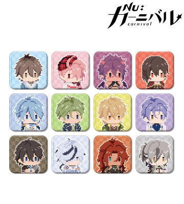 トレーディングドット絵スクエア缶バッジ