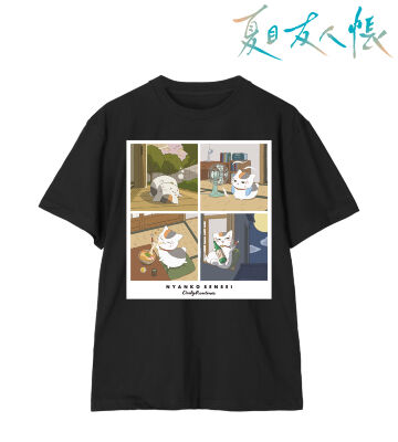 描き下ろし 16時から19時のニャンコ先生 ニャンコ先生の1日ver. Tシャツ