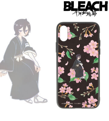 朽木ルキア Botania 角丸強化ガラスiPhoneケース