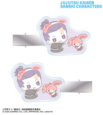 東堂 葵×ぼんぼんりぼん アクリルヘアクリップ2個セット