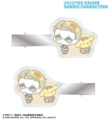 七海建人×ポムポムプリン アクリルヘアクリップ2個セット