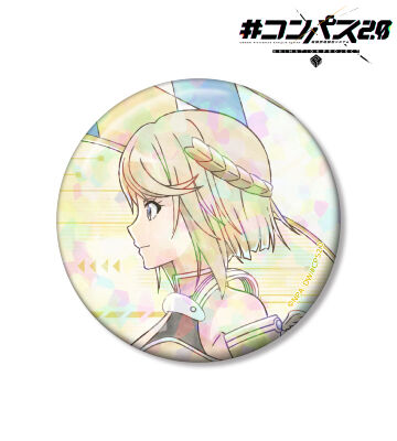 描き下ろし ジャンヌ 歩みver. 75mmホログラム缶バッジ