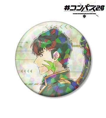 描き下ろし 桜華忠臣 歩みver. 75mmホログラム缶バッジ