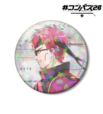描き下ろし ルチアーノ 歩みver. 75mmホログラム缶バッジ