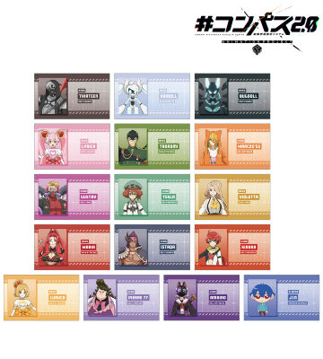 コンパス テスラ シクパ 缶バ×7 ペンラシート コンパス2.0 戦闘摂理解析システム - 描き下ろし テスラ 歩みver