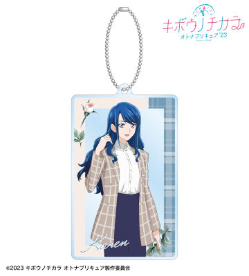 描き下ろし 水無月 かれん トラッドスタイルver. TOWER RECORDS POP UP SHOP アクリルキーホルダー