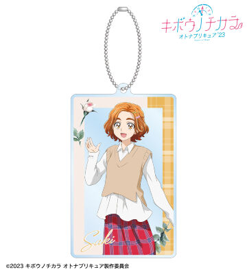 描き下ろし 日向 咲 トラッドスタイルver. TOWER RECORDS POP UP SHOP アクリルキーホルダー