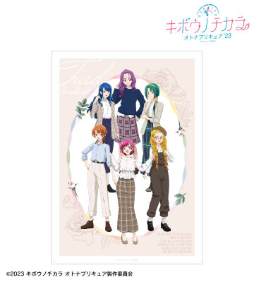 描き下ろし のぞみ&りん&うらら&こまち&かれん&くるみ トラッドスタイルver. TOWER RECORDS POP UP SHOP A3マット加工ポスター
