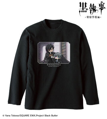 セバスチャン&シエル ゆるコマ ロングTシャツ