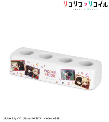 錦木千束&井ノ上たきな ゆるコマ 歯ブラシスタンド