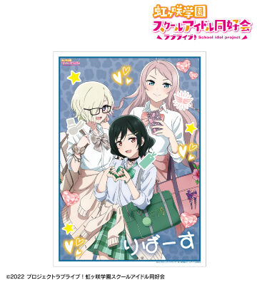 描き下ろし R3BIRTH ギャル制服ver. A3マット加工ポスター