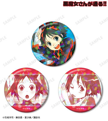 黒鳥千代子 ホログラム缶バッジ3個セット