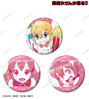 桃花・ブロッサム ホログラム缶バッジ3個セット