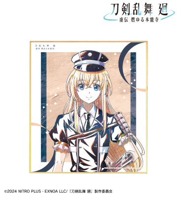 刀剣乱舞 廻 -虚伝 燃ゆる本能寺- Ani-Art 第2弾 ミニ色紙 乱藤四郎