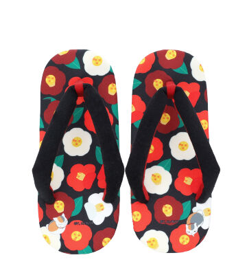 信貴コラボ ニャンコ先生 雪駄サンダル