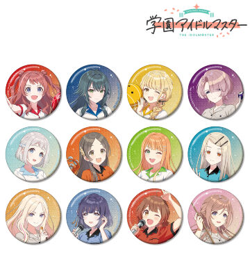 描き下ろし ボウリングシャツver. トレーディンググリッター缶バッジ