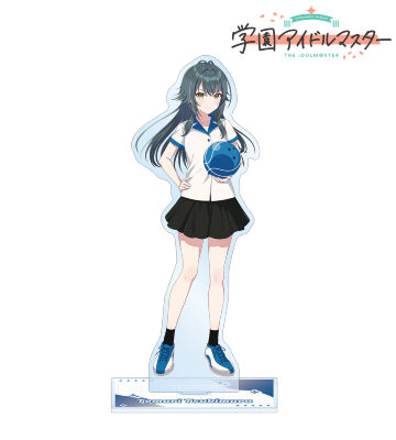 描き下ろし 月村手毬 ボウリングシャツver. BIGアクリルスタンド