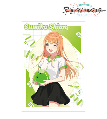 描き下ろし 紫雲清夏 ボウリングシャツver. A3マット加工ポスター