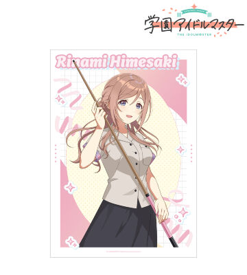 描き下ろし 姫崎莉波 ボウリングシャツver. A3マット加工ポスター