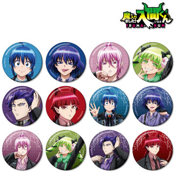 鈴木入間　缶バッジ 魔入りました！入間くん - 描き下ろし 鈴木入間 ブラックコーデ