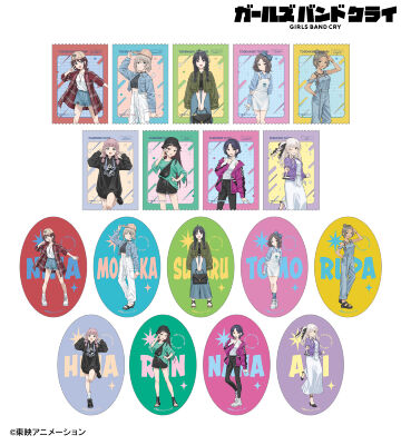 描き下ろし 私服ver. トレーディングダイカットステッカー