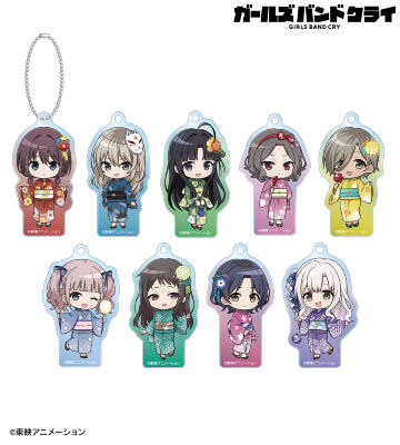 トレーディング ちびキャラ 浴衣ver. アクリルキーホルダー