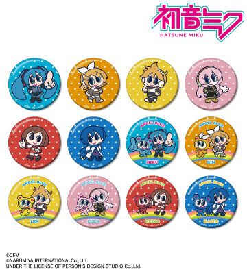 ANGEL BLUEコラボ 描き起こし トレーディンググリッター缶バッジ