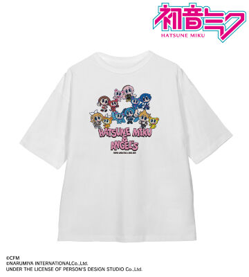 ANGEL BLUEコラボ 描き起こし 集合 BIGシルエットＴシャツ