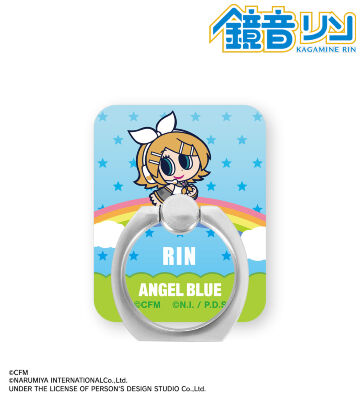 ANGEL BLUEコラボ 描き起こし 鏡音リン アクリルスマホリング