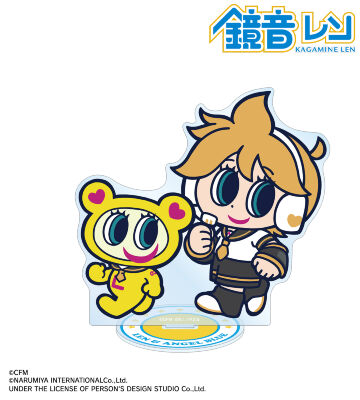 ANGEL BLUEコラボ 描き起こし 鏡音レン&ナカムラくん BIGアクリルスタンド