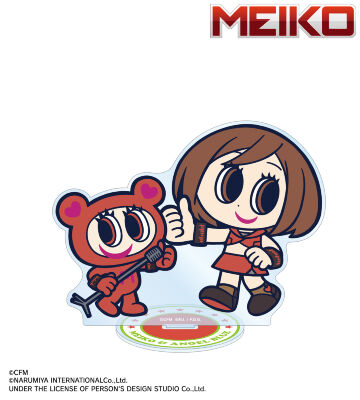 ANGEL BLUEコラボ 描き起こし MEIKO&ナカムラくん BIGアクリルスタンド