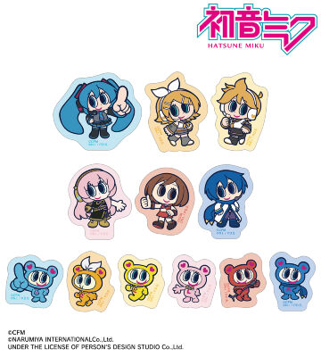 ANGEL BLUEコラボ 描き起こし フレークシール ver.A